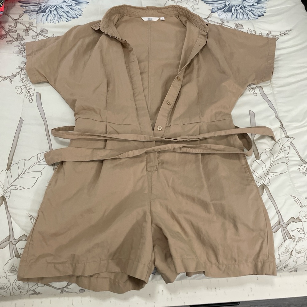 Uniqlo brown one piece